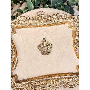 Sterling Silver Filigree Pendant Charm